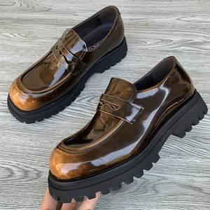 Men's thick-soled square-toed casual <b>shoes</b> - Korean style casual and trendy - Product Image 3