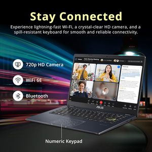 Portátil al por Mayor de 14 Pulgadas FHD, Intel Celeron N4500, 4GB RAM, 64GB Almacenamiento, Windows 11 S, Notebook para Juegos, Revestimiento Antirreflejos, Doble Núcleo - Product Image 2