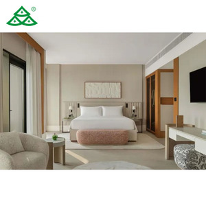 SHIYI <span class=keywords><strong>Delano</strong></span> by Accor Boutique Hotel de madera Cama individual Muebles de Hotel King Size Marco de cama de metal Juego de muebles de hotel de lujo - Product Image 1