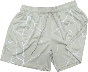 Summer Breathable Double <b>Layer</b> Sublimation 100% Polyester Jogger Gym Blank Men's Basketball Custom Mesh Shorts for Men - Product Image 5