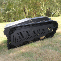 Tins-8 - Máquina Robótica para Recoger Pelotas de Golf, Chasis Robótico con Orugas de Goma, Suspensión Independiente, Menos Daño al Césped