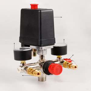Pressostat pour compresseur d'air G1/4 en laiton 0,8 MPa 125 PSI SPST IP54 125 V 10 A à port unique - Product Image 1