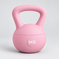 Kettlebell souple personnalisé AUGER en PVC rempli de sable pour femmes, équipement de fitness pour la musculation à domicile