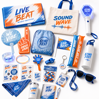 Kit de exhibición promocional personalizado para exteriores con carpa, pancarta enrollable, mantel y banderas para la configuración de un stand de marketing en festivales.