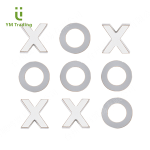 Truyền thống chiến lược naughts và vượt qua Hội Đồng Quản trị trò chơi bằng gỗ Tic Tac Toe Set - Product Image 5