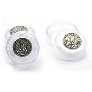 Kotak Logam Plastik Fatima 2*3.5cm Kotak Mini Rosario Kosong Dengan Lembaran Logam Kotak Hadiah Kalung - Product Image 6