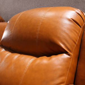 โซฟาห้องโฮมเธียเตอร์ไฟฟ้าแบบทันสมัยสำหรับวิลล่าส่วนตัวหนังแท้สำหรับโซฟาในห้องชมภาพยนตร์ - Product Image 4