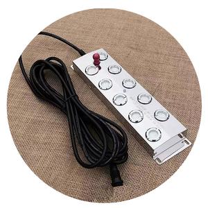 Humidificador Ultrasónico de 10 Cabezales, Nebulizador de Acero Inoxidable, Aeromist, Hidroponía, Nebulizador, Fuente de Agua, Atomizador para Estanques - Product Image 1