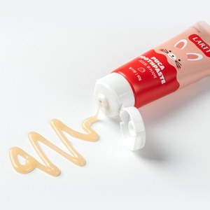 Pasta de dientes segura con flúor para bebés, con sabor suave para niños pequeños y niños, fórmula natural con xilitol en sabor a fresa. - Product Image 3