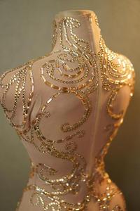 <strong>Sparkly</strong> Crystals Mesh <strong>Bodysuit</strong> for Women Sexy Club Stage Performance Wear for Female Bars Party Celebrations Designed Yangjiao - Product Image 6