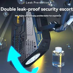 Máquina de <span class=keywords><strong>burbujas</strong></span> eléctrica para exteriores de verano, juguetes de 6 agujeros, soplador de <span class=keywords><strong>burbujas</strong></span> completamente automático con más de 2000 <span class=keywords><strong>burbujas</strong></span> por minuto para niños - Product Image 5