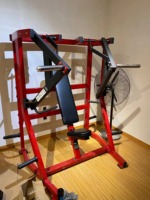 Machine de musculation pour la poitrine assise ASM-H2026 avec plaques de poids en acier - Équipement de musculation robuste et sûr
