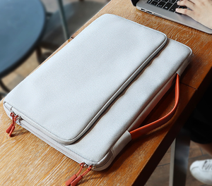 15.6 אינץ 'שרוול לפטופ פוליאסטר עמיד למים עם כיסוי פנימי תיק אוויר חסין בפני זעזועים - Product Image 4