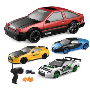 2.4gミニドリフトRcカー4wdおもちゃ1/24リモコンAe86モデル車両カーRcレーシングカー