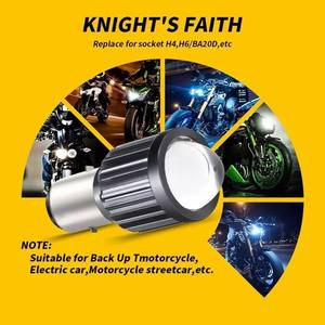 Bombillas LED H4 para Faros Delanteros de Motocicleta, Luz Blanca/Amarilla Alta/Baja, 12V 2000LM, 12 Meses de Garantía - Product Image 5
