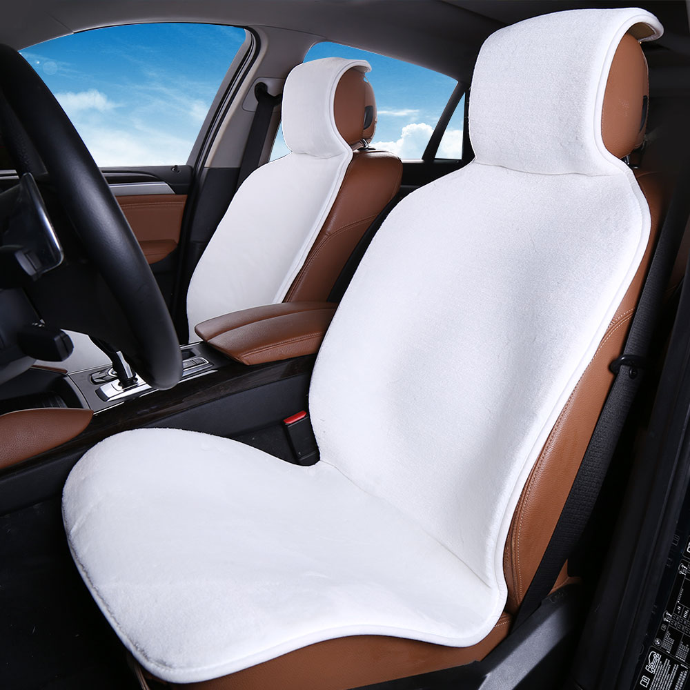 Лучшее комфортное и гибкое высококачественное накидка на автомобильное сиденье с короткими искусственными волосами (одна передняя часть)