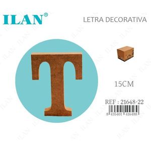 ILAN Lettera Decorativa in Legno T 15Cm per Decorazione Casa - Product Image 1
