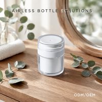 Bouteille en plastique PET de luxe écologique à visser, petite capacité 100 ml, impression sérigraphique pour soins de la peau – Meilleures ventes