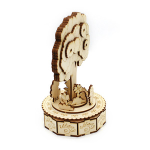 Tree Under Bush <b>Music</b> <b>Box</b> Wooden Diy Assembly Model For Kids Education Toy 8-13 Years Unisex - Product Image 4
