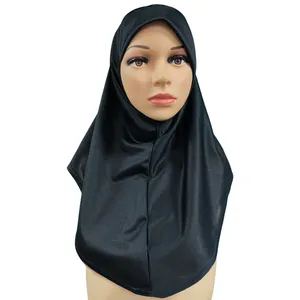 Muslim Hijab Kids Girls Islamic Jersey Turban Women Black Ninja Underscarf Instant Head Scarf Full Cover Inner Coverings hats