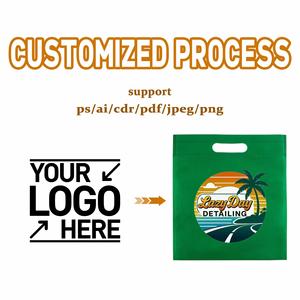 Custom Thickened and Durable Non-woven Flat <b>Bag</b>, Advertising Promotional Shopping <b>Gift</b> <b>Bag</b>, Customizable Logo, <b>Large</b> Capacity. - Product Image 6