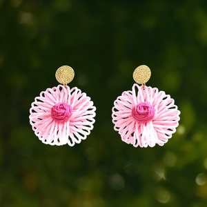 Boucles d'oreilles pendantes tendance E195-E130-0492F - Product Image 3