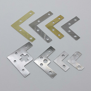 Metal Corner <b>Bracket</b> <b>Silver</b> Five Hole Thickened Large For Picture Frame Hardware Accessories Durable Modern Simple Style - Product Image 2