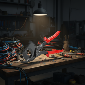 Cortador de cables con trinquete Vevor de 11 pulgadas, hoja de acero para resortes, herramienta de corte manual profesional para cables de 400 mm - Product Image 2