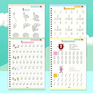 High-Quality Wholesale Kids English Grooved Handwriting Copybook - Reusable Practice <b>Book</b> with Colorful Pages - Product Image 1
