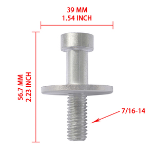 สลักล็อคประตู 38428 แทนที่ 15013147, สลักประตูเหล็กแข็งแบบ Heavy Duty พร้อมแหวนรองขนาดใหญ่สำหรับ Chevrolet GMC - Product Image 3