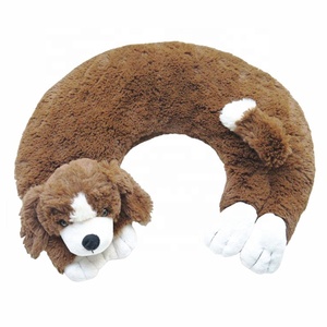 Compresión caliente para microondas, cubierta extraíble húmeda, oso, perro, cerdo, cuello, almohada, envoltura para espalda, almohadilla de calentamiento de animales de peluche ponderada - Product Image 2