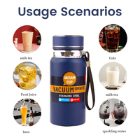 Grande Capacité Portable 316 En Acier Inoxydable Tasse À Vide En Plein Air Voyage Isolé Thermos Bouteille Pour Cadeau