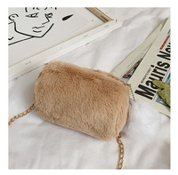 Petite pochette à bandoulière en chaîne pour enfants, sac à bandoulière en peluche