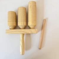 Instruments de musique Orff, jouets pour enfants, jouets de percussion préscolaire, claquettes en bois rainurées, tube à 3 tons, jouets éducatifs