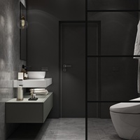 Armoire murale flottante avec Double évier pour salle de bains, armoire de luxe moderne, hôtel