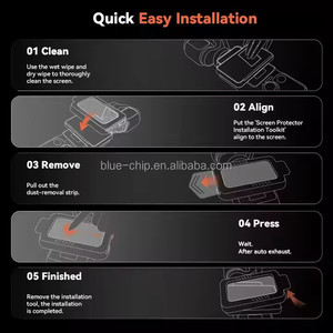 Miếng dán màn hình chống dầu, chống bụi, dễ lắp đặt, độ cứng 9H, trong suốt, chống vỡ cho camera Dji Osmo Pocket 3 - Product Image 6