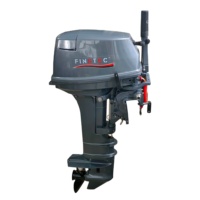 Moteur hors-bord à arbre long 18 HP 20 HP moteur de bateau en aluminium à refroidissement par eau en mer