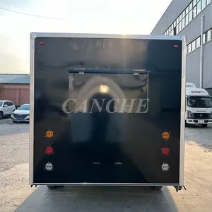 Carrito de Comida Móvil Certificado por la CE, Carrito de Helados y Café para la Venta Ambulante, Remolque de Comida Móvil para Europa - Product Image 5