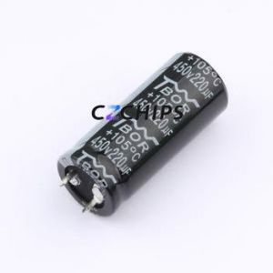 ตัวเก็บประจุแบบอิเล็กโทรไลต์อะลูมิเนียมแบบ Snap-in รุ่น CL221VPG50B ชนิด Through-hole (THT) ขนาด D22xL50 มม. - Product Image 1