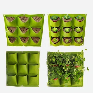 2022 vente en gros jardin <span class=keywords><strong>Vertical</strong></span> Design Non-tissé suspendu tissu mur planteur enduit tissu Pot de fleur <span class=keywords><strong>plantation</strong></span> <span class=keywords><strong>sac</strong></span> de culture cm - Product Image 2