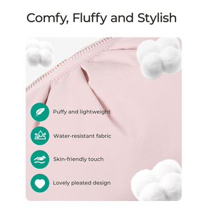 Portable Travel Cosmetic Storage <strong>Bag</strong> Foldable <strong>Fluffy</strong> Nylon Zipper Makeup Cosmetic <strong>Bag</strong> Direct Manufacturer - Product Image 5