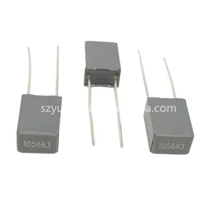 MKT 225J100 Corrección gris 2,2 UF 2U2 Paso P = 5MM Condensador de corrección cuadrada 100V/225