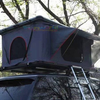 Tente de toit isolée en coque ABS pliante automatique Tente de toit à coque dure en aluminium pour le camping en plein air Jeep Tente de toit à coque dure pour voiture