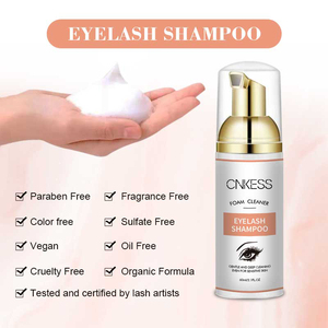 60ml <b>Mini</b> Lash Shampoo Foam Pump <b>Bottle</b> Frosted Eyelash Extension Cleanser - Product Image 6