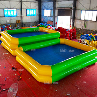 Piscine gonflable commerciale en PVC pour la pêche, bassin à canards, piscine gonflable pour événements extérieurs, location commerciale, taille personnalisée