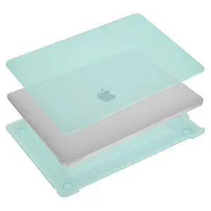 2024高品质简单塑料磨砂水晶盖适用于Macbook Air Pro