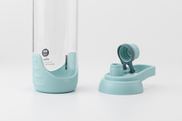 Bouteille de sport CHUNLIN modèle CL-5516-1 900ML sans BPA, certifiée CE, écologique, avec couvercle, logo personnalisé, plastique, pour boire directement, camping