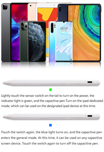 ปากกาสไตลัสพกพาง่าย,เขียนได้ตามต้องการพร้อมปลายปากกาหน้าจอสัมผัสสำหรับ Apple <span class=keywords><strong>Huawei</strong></span> Ipad Tablet - Product Image 4