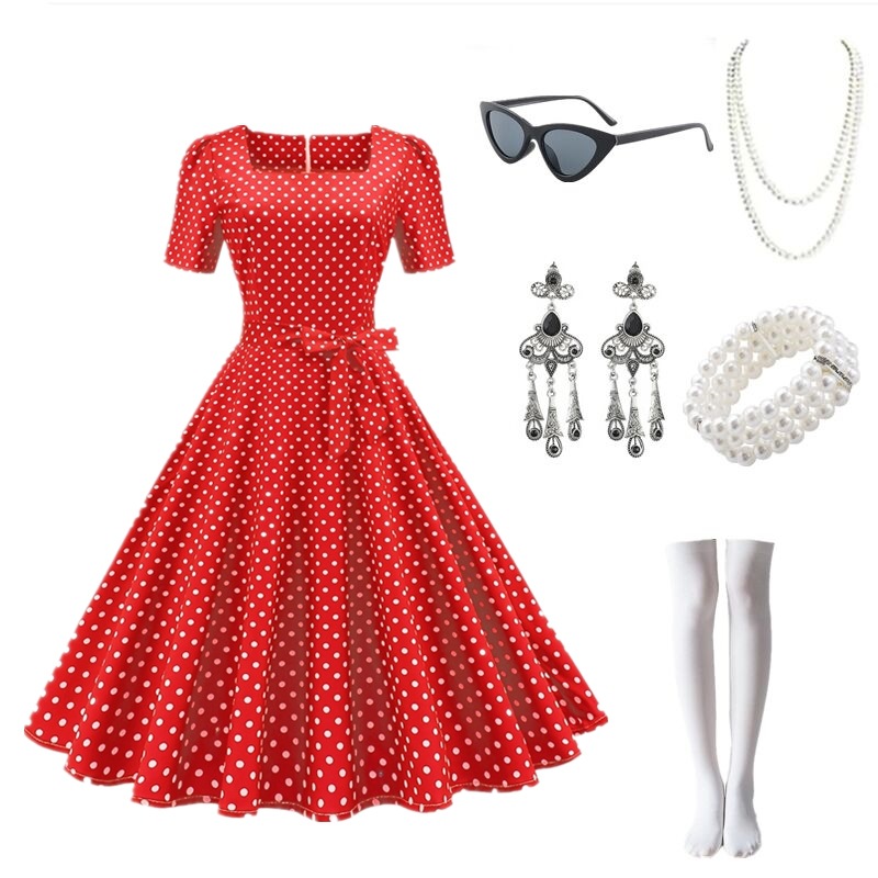 Blue Polka Dot Printed Vintage Dress Women Summer Retro 50s 60s Swing Pin up Rockabilly Party Dress Robe Vestidos| Alibaba.com Blue Polka Dot Printed Vintage Dress Women Summer Retro 50s 60s Swing Pin up Rockabilly Party Dress Robe Vestidos| Alibaba.com
