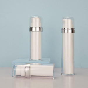 New Arrivals Refillable Plastic Acrylic PS 15ml 30ml 50ml Double Wall Cosmetics Luxury Airless <b>Pump</b> <b>Bottle</b> for Skincare Cream - Product Image 5